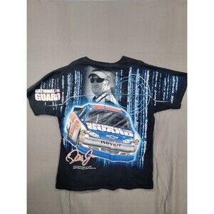 Y2K Vintage AOP Dale Earnhardt JR NASCAR Car Racing Shirt Chase Size XL